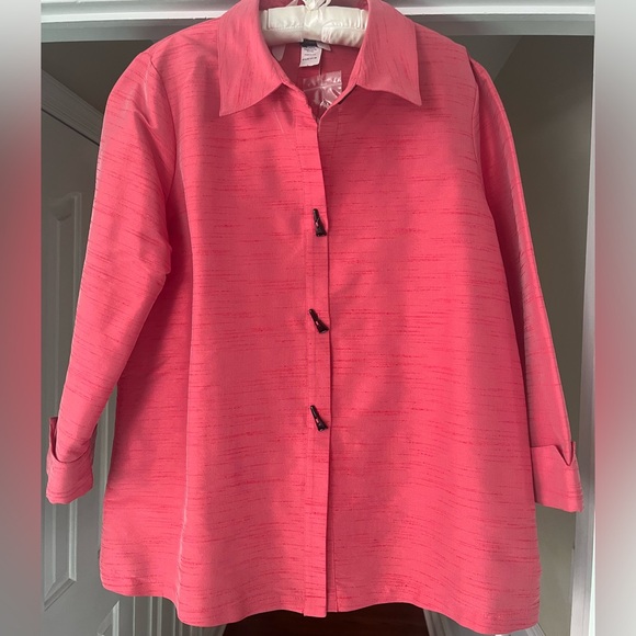 Brushed Silk Jacket - Picture 1 of 6